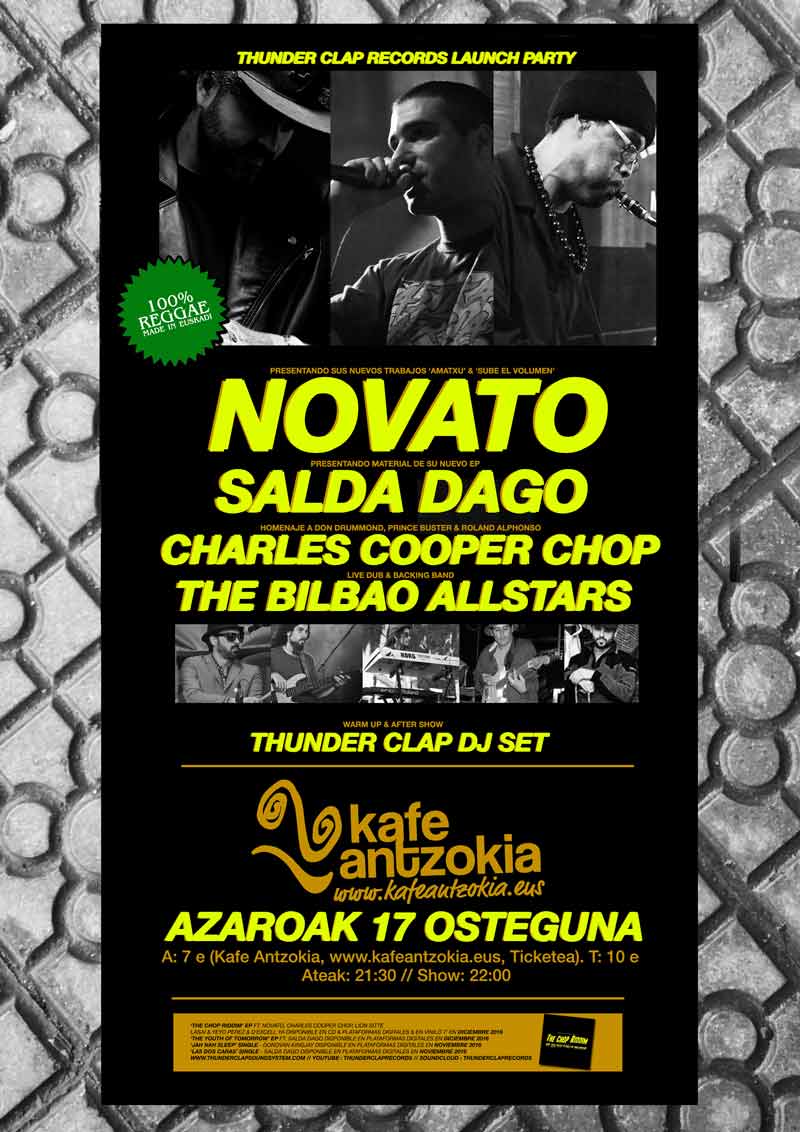 thunderclap-novato-charles-cooper-salda-dago-kafe-antzokia-poster