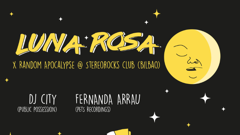 Stereorocks - Luna Rosa x Random Apocalypse: DJ CITY + Fernanda Arrau