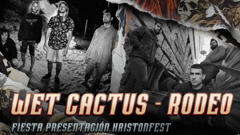 Wet Cactus + Rodeo (Kutxa Beltza aretoan) - Kristonfest 2024 jaialdiaren aurkezpena