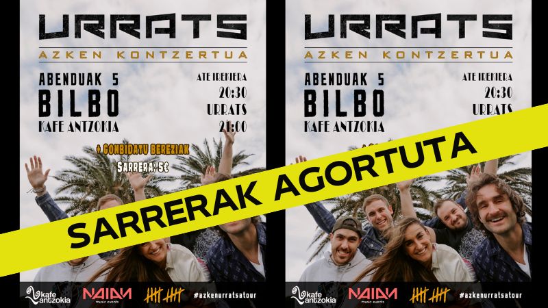 Urrats - azken kontzertua (Sarrerak agortuta)